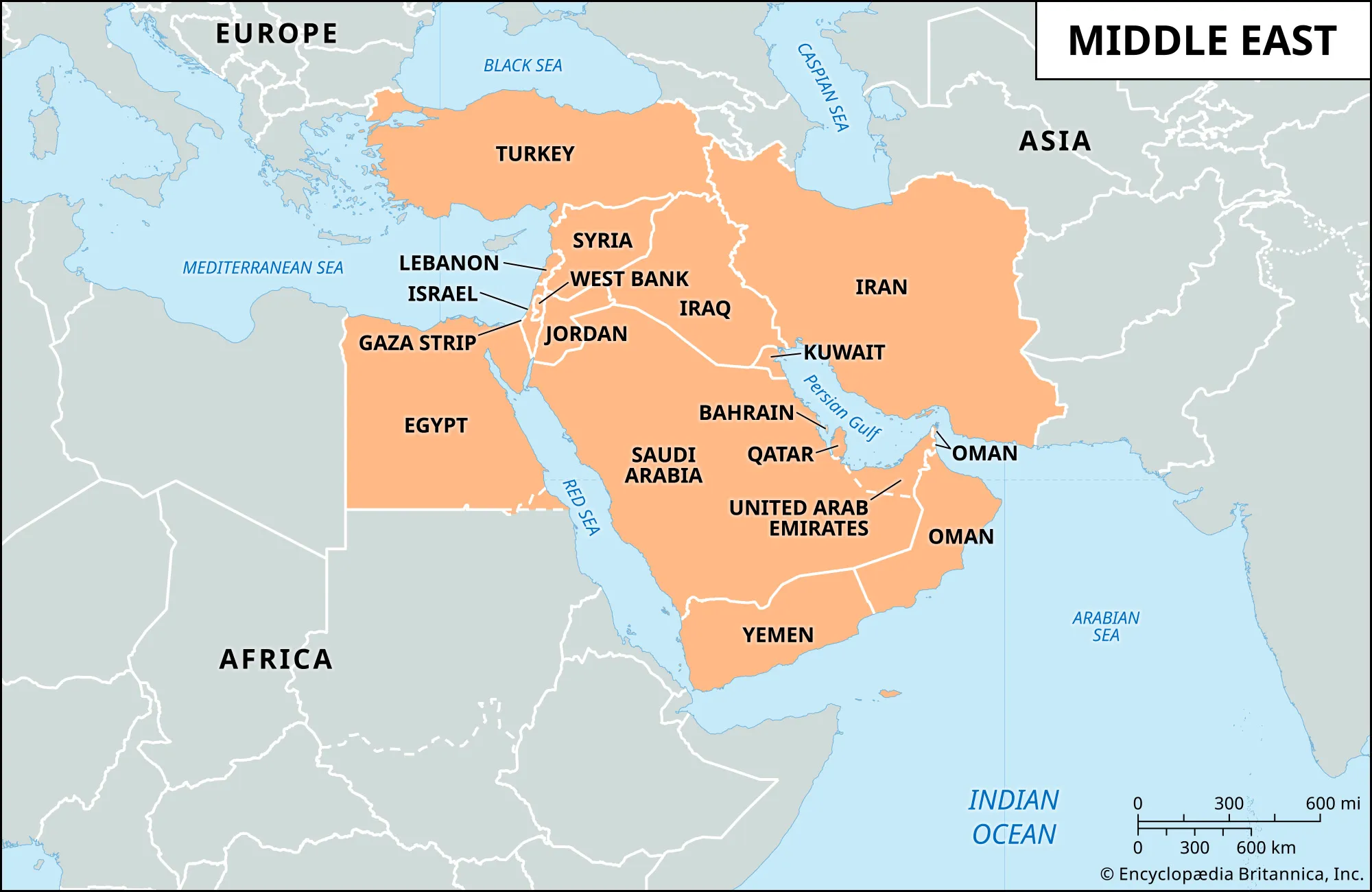 Middle East Countries